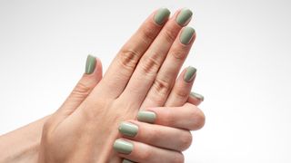 Nail trends 2023 - nature inspired green nails