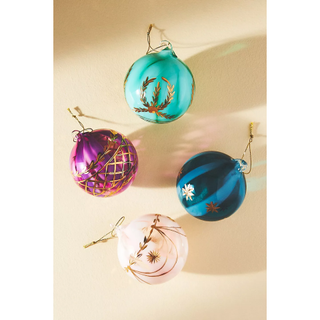 ornate colorful ornament set