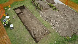 Roman Villa Trench Excavations