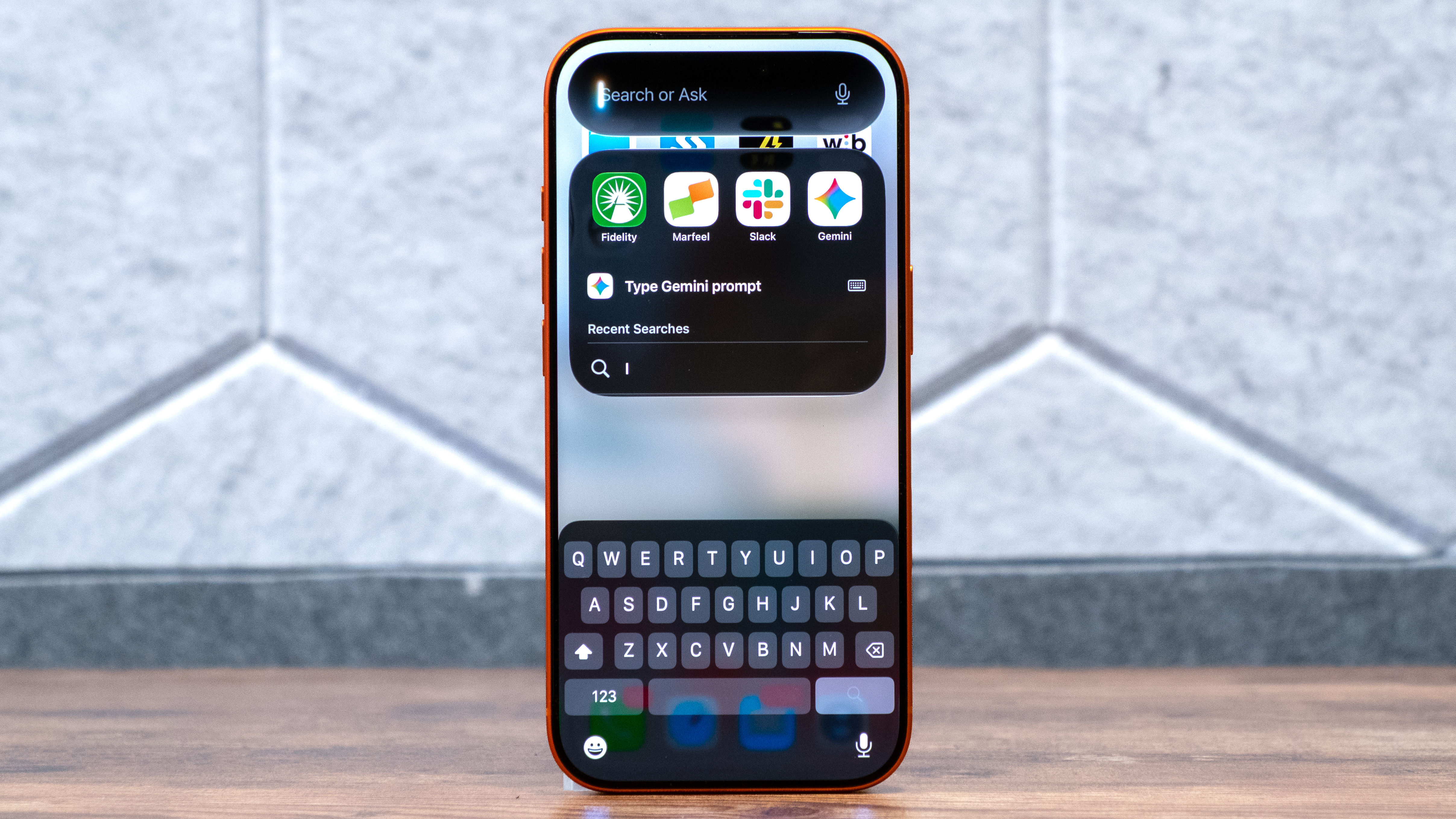 iOS 27 Siri AI running on iPhone 17 Pro.