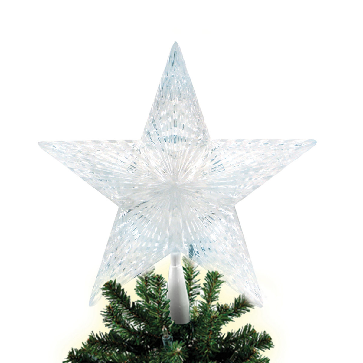 The Holiday Aisle&amp;reg; Battery Operated 20 Lt Pentagram Star Led Tree Topper &amp;amp; Reviews | Wayfair