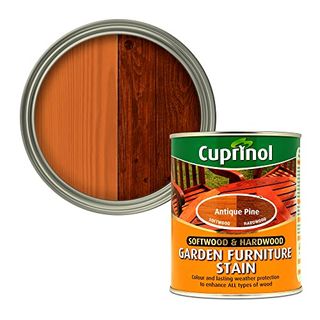 Cuprinol Garden Furniture Stain Exterior Woodcare, Antique Pine,750 Ml