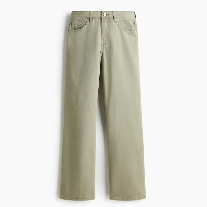 sage green jeans