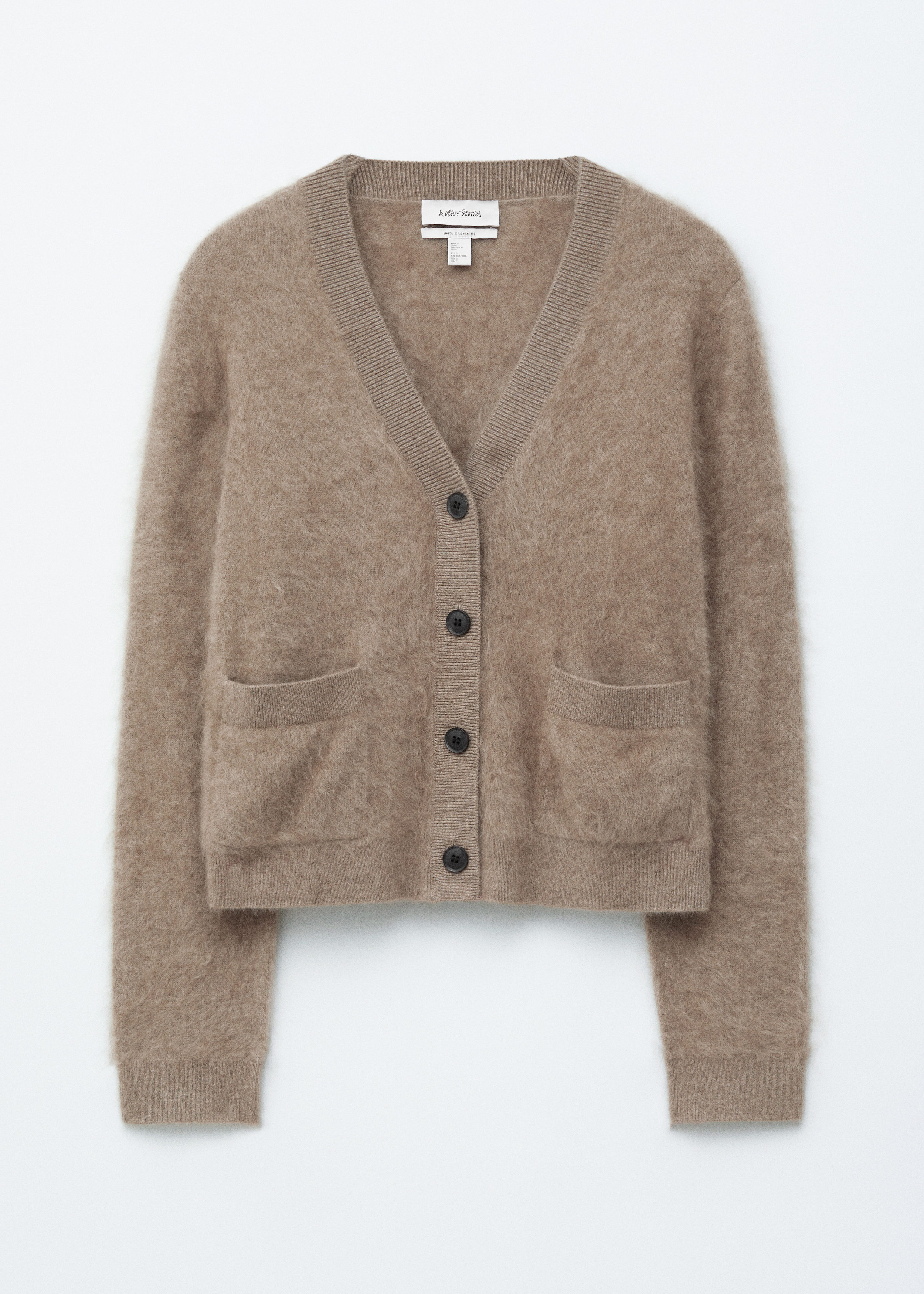 Cropped Cashmere Cardigan