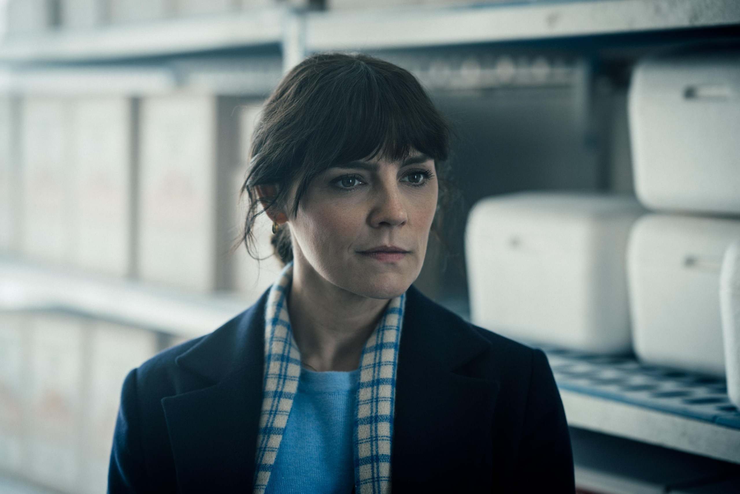 Annabel Scholey as DI Lauren Bell in Winter