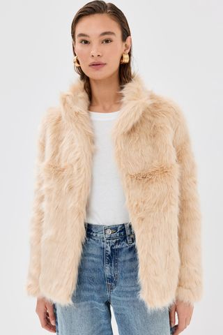 Lioness Bada Bing Faux Fur Jacket