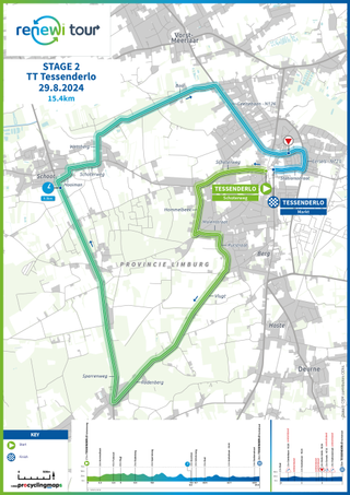 Stage maps for the 2024 Renewi Tour