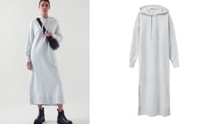 Cos Relaxed-Fit Maxi Sweatshirt Dress