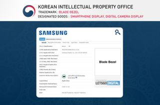 Samsung's Blade Bezel patent