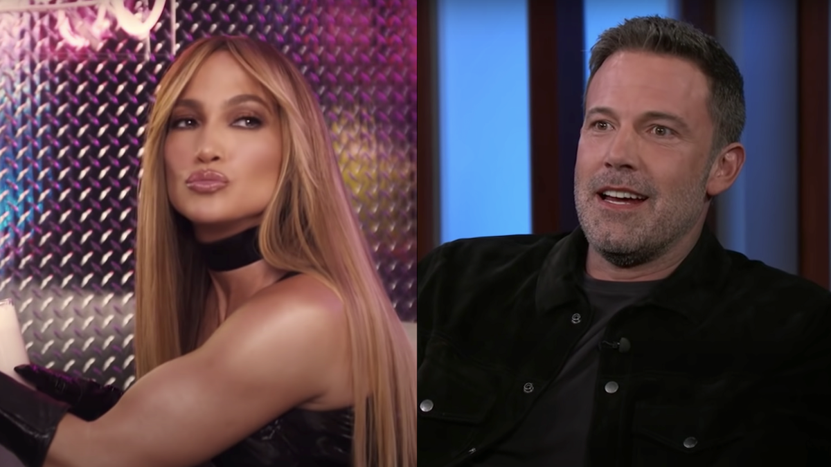 jennifer lopez dsw ad screenshot ben affleck jimmy kimmel live screenshot