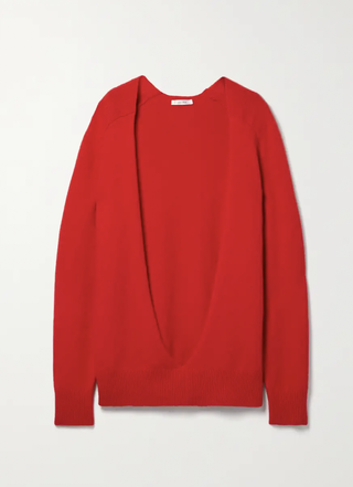 The Row red knit