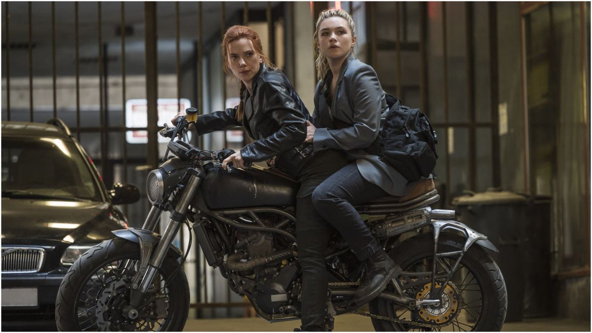 Scarlett Johansson and Florence Pugh in Black Widow