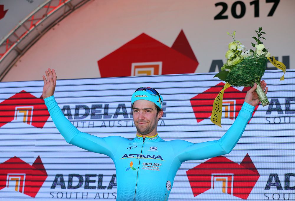 Laurens De Vreese spent the day in a solo breakaway and was awarded most combative rider on the stage