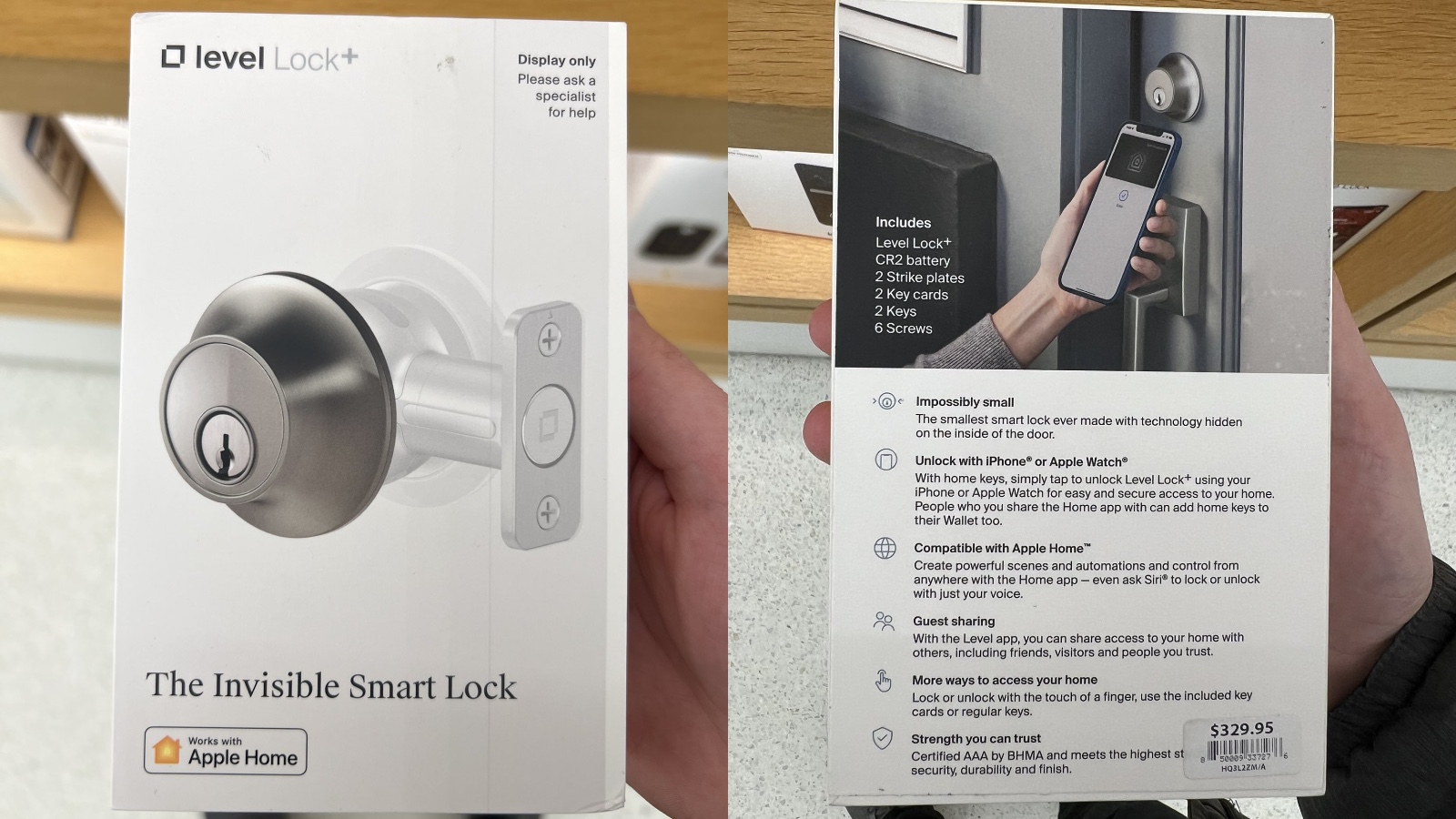 The first smart lock with Home Key support just launched in Apple Stores