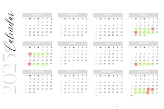 Omio's Annual Leave Calendar