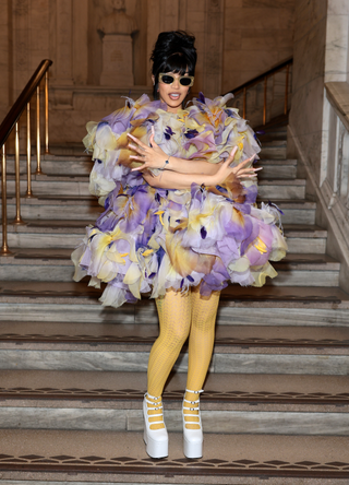 Cardi B attends the Marc Jacobs Fall 2024 Runway at New York Public Library on July 01, 2024 in New York City