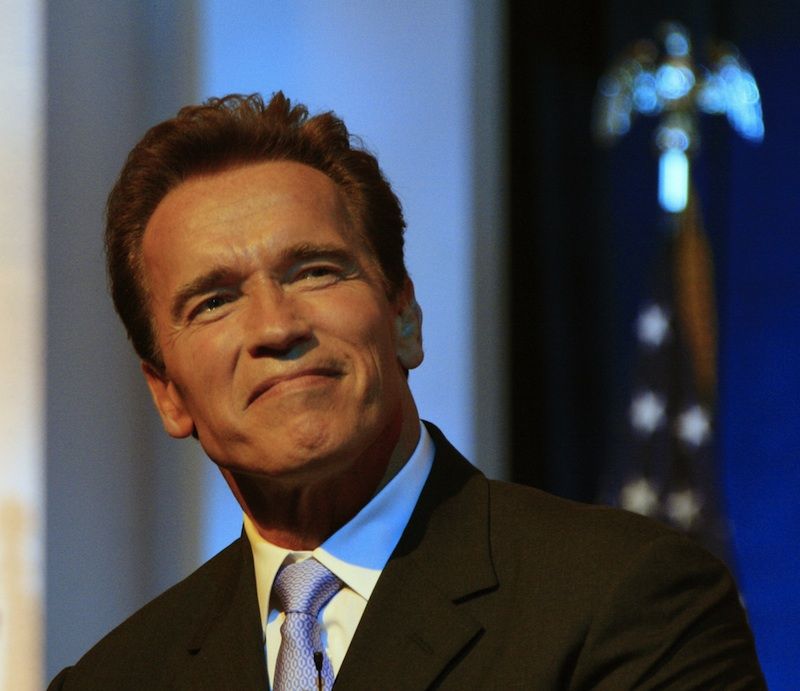 Arnold Schwarzenegger as governor of California.