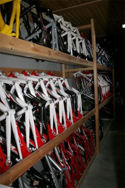 And even more.... Your average bike factory contains a lot of frames