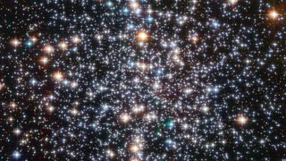 a dense field of stars in deep space