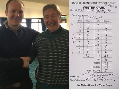 Golfer Beats Age By 16 Shots