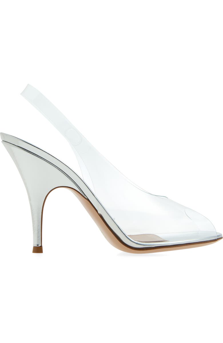 Clear Slingback Sandals