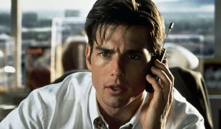 Jerry Maguire Tom Cruise has a particularly worrying cell phone conversation