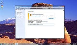 Windows 7 update prompt