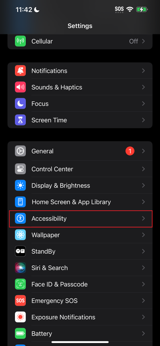 Accessibility in iOS