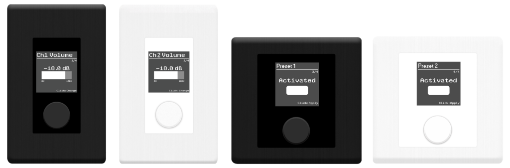 Xilica XWP-CTRL Low-Cost OLED Networked Wall Remote