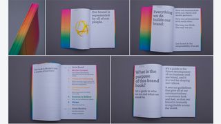 The Carat brand guidelines book is a vibrant spectrum of print inspiration