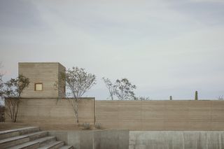 concrete wall at Cabo Sports Complex