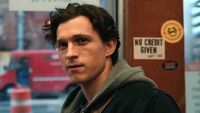 Tom Holland is shown in Spider-Man: Brand New Day.