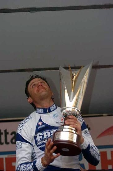 Somebody up there likes me - Alessandro Petacchi on the podium