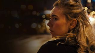Vanessa Kirby in promo for Italian Studies