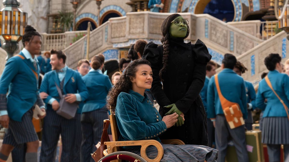 Marissa Bode and Cynthia Erivo in Wicked