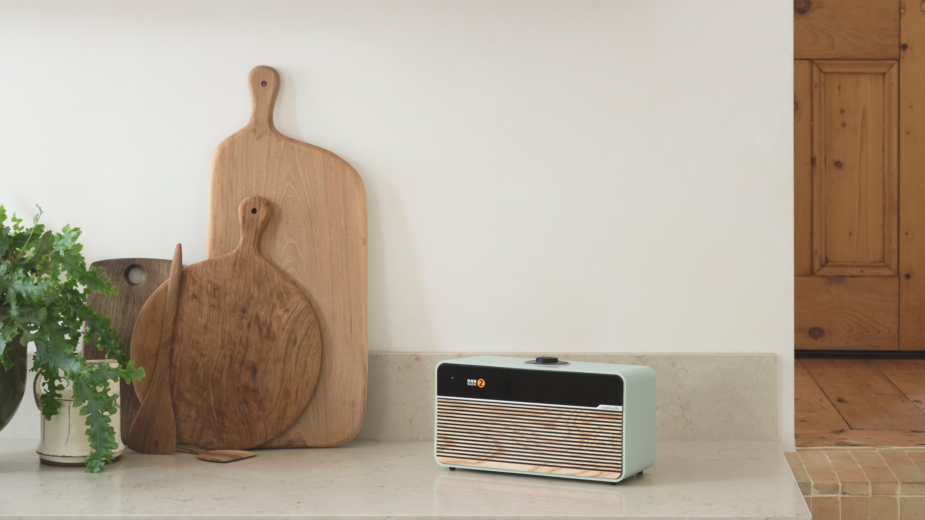 Ruark Audio R2 in Sea Mist green