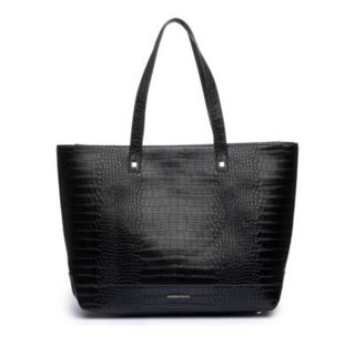 The Croc Embossed Faux Leather Tote