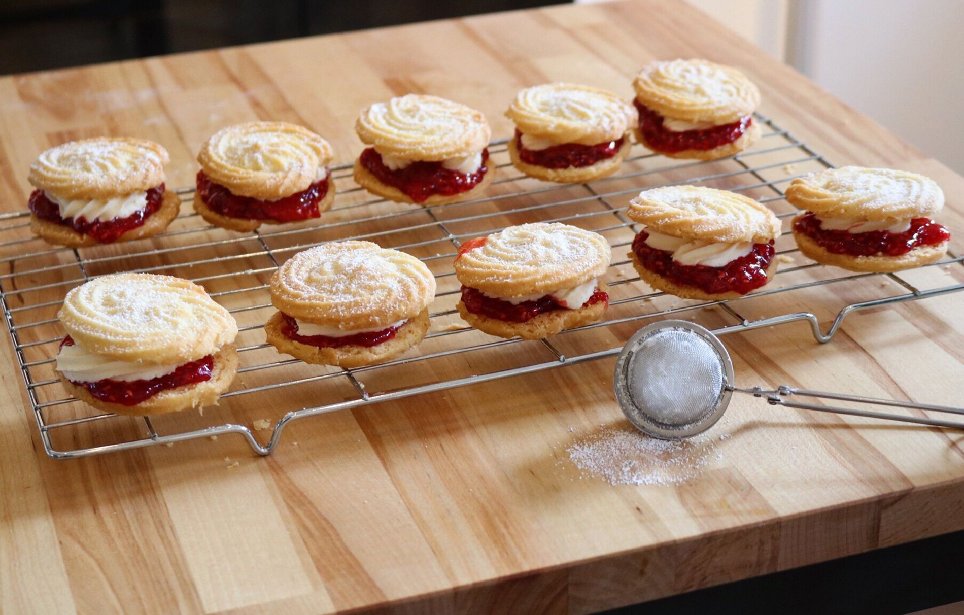 Viennese whirls recipe
