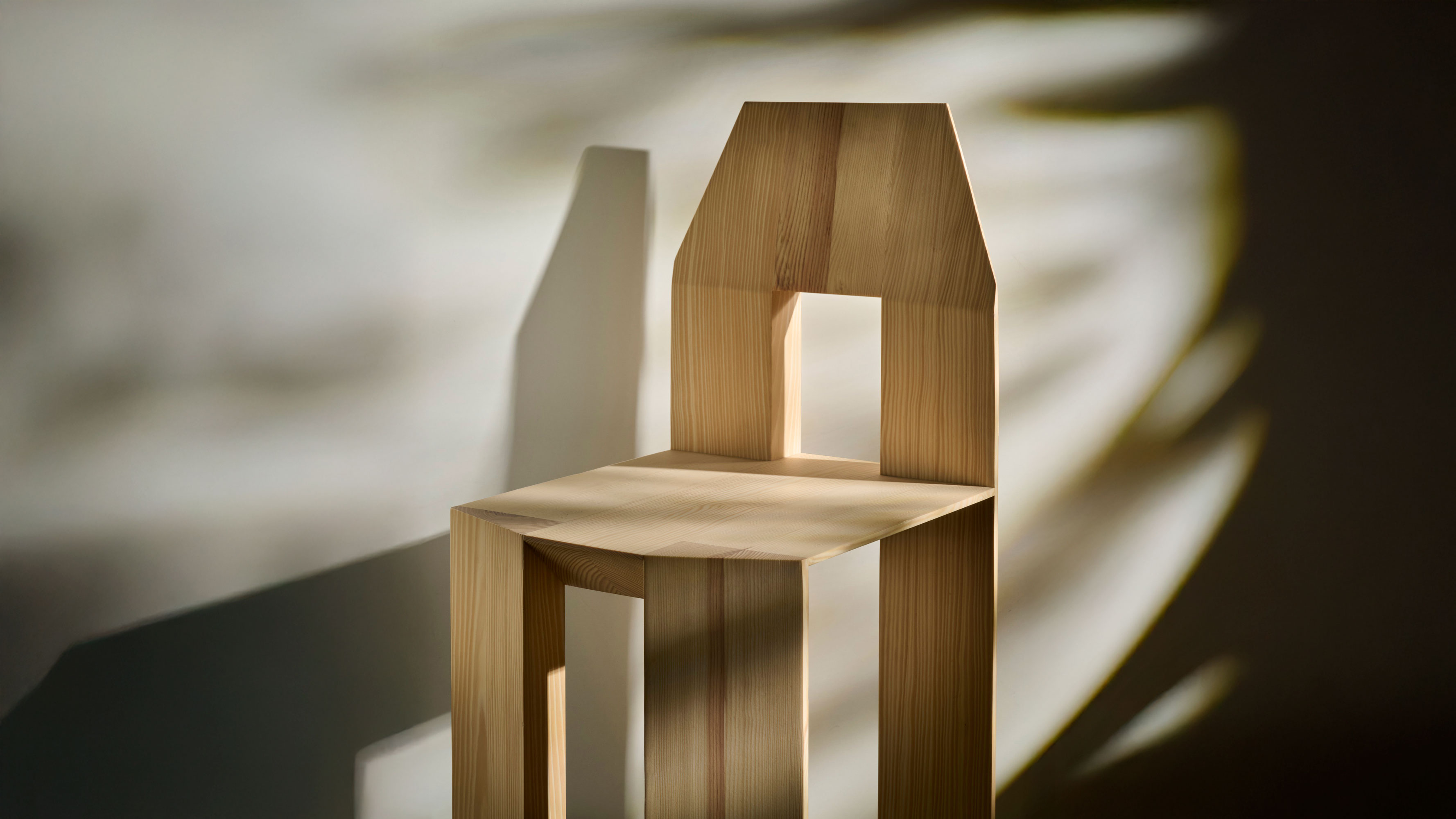 Wooden chair by Max Lamb for Hem
