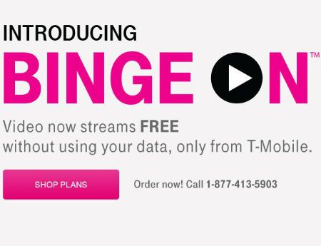  T-MobileがAmazon Video、Fox News、Univision、WWE NetworkをBinge Onパートナーとして追加