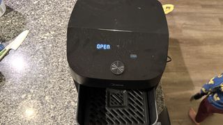 Midea Dual Zone Air Fryer review with empty open drawer