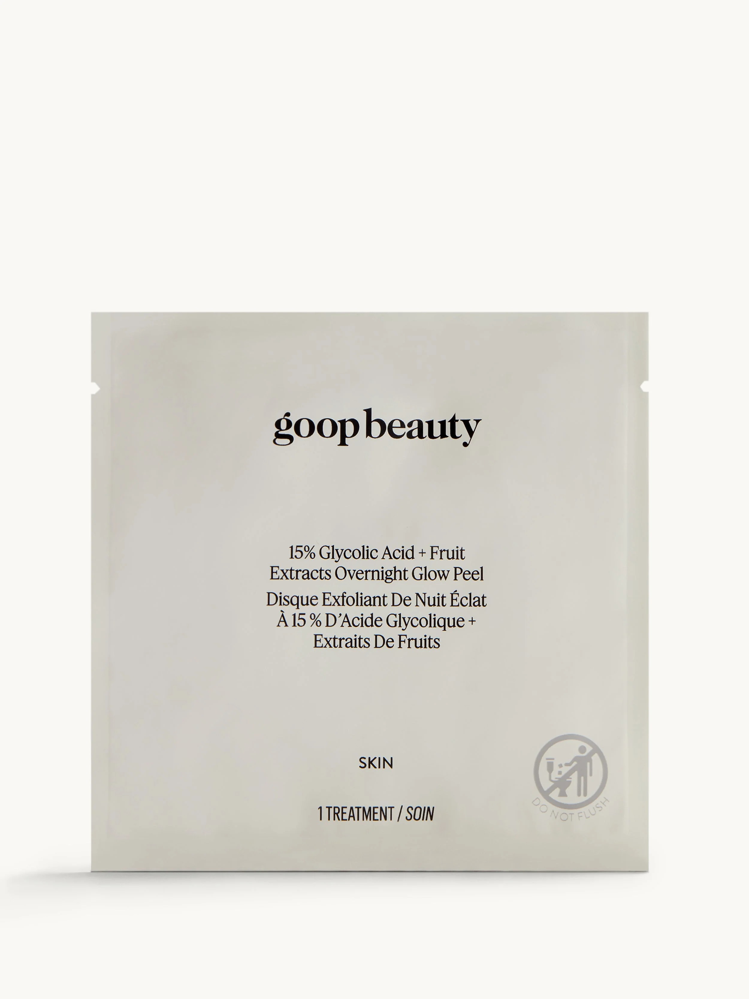 Goop, 15% Glycolic Acid Overnight Glow Peel - 4-Pack (Was $45) 