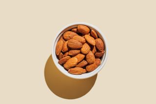 almonds in a bowl