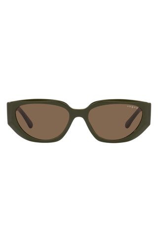 52mm Oval Sunglasses