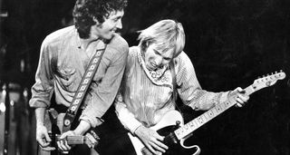 Mike Campbell and Tom Petty perform live in 1981
