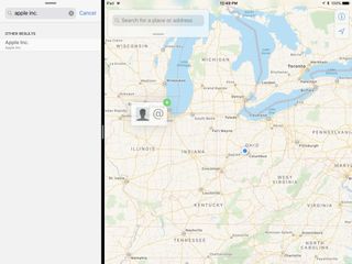 Drag contacts and addresses into Maps
