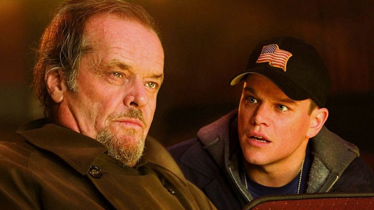 Jack Nicholson and Matt Damon in The Departed, another Scorsese film.