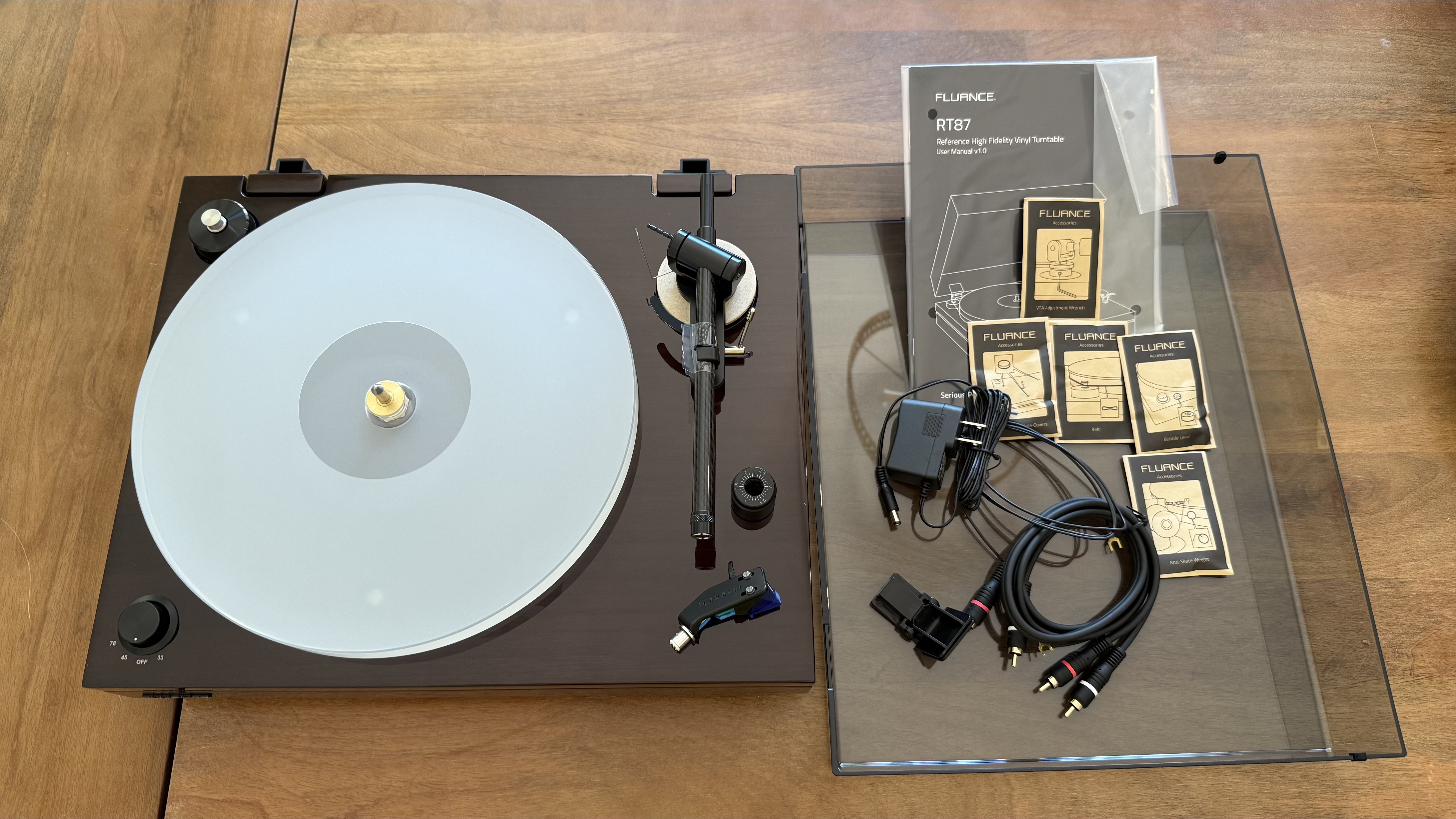 There's a bit of assembly required with the Fluance RT87