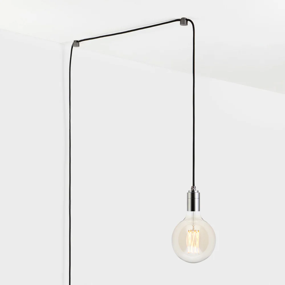 tala, Tala Graphite Plug-In Portable Pendant Light, Grey