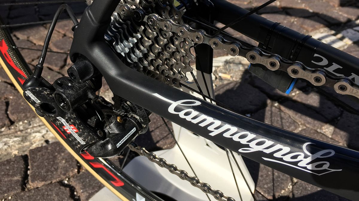 Nearly everything on the Italian national champion's bike comes from his homeland